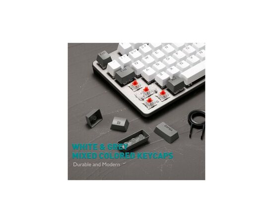 Клавиатура Aula F3287 Keycap KRGD Blue USB UA Grey/White (6948391240954), изображение 10 Клавиатура Aula F3287 Keycap KRGD Blue USB UA Grey/White (6948391240954), изображение 10