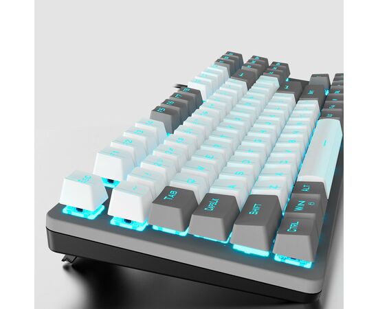 Клавиатура Aula F3287 Keycap KRGD Blue USB UA Grey/White (6948391240954), изображение 11 Клавиатура Aula F3287 Keycap KRGD Blue USB UA Grey/White (6948391240954), изображение 11