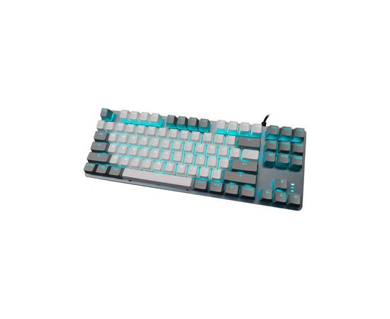 Клавиатура Aula F3287 Keycap KRGD Blue USB UA Grey/White (6948391240954), изображение 2 Клавиатура Aula F3287 Keycap KRGD Blue USB UA Grey/White (6948391240954), изображение 2
