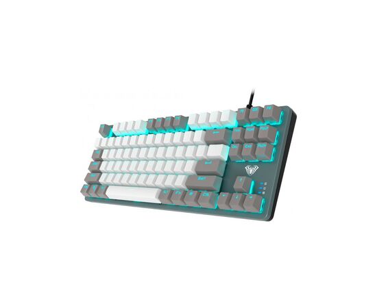 Клавиатура Aula F3287 Keycap KRGD Blue USB UA Grey/White (6948391240954), изображение 4 Клавиатура Aula F3287 Keycap KRGD Blue USB UA Grey/White (6948391240954), изображение 4