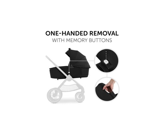 Коляска Hauck 2 в 1 Walk N Care Air (Black) (16547-8), изображение 10 Коляска Hauck 2 в 1 Walk N Care Air (Black) (16547-8), изображение 10
