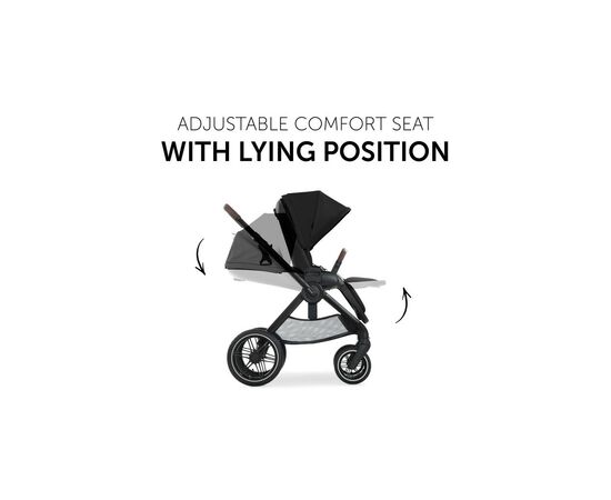 Коляска Hauck 2 в 1 Walk N Care Air (Black) (16547-8), изображение 4 Коляска Hauck 2 в 1 Walk N Care Air (Black) (16547-8), изображение 4
