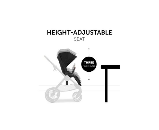 Коляска Hauck 2 в 1 Walk N Care Air (Black) (16547-8), изображение 5 Коляска Hauck 2 в 1 Walk N Care Air (Black) (16547-8), изображение 5