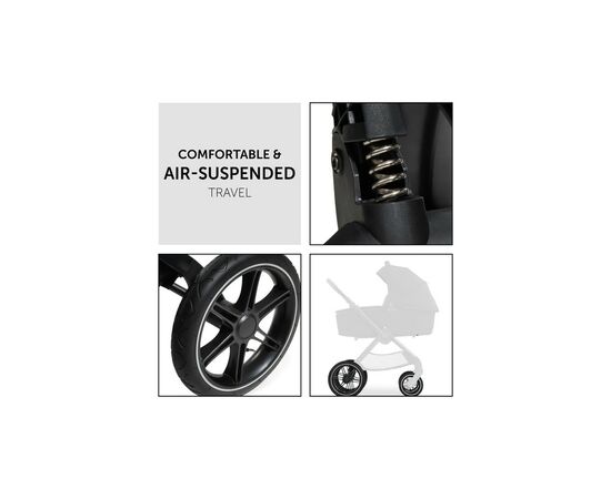 Коляска Hauck 2 в 1 Walk N Care Air (Black) (16547-8), изображение 9 Коляска Hauck 2 в 1 Walk N Care Air (Black) (16547-8), изображение 9