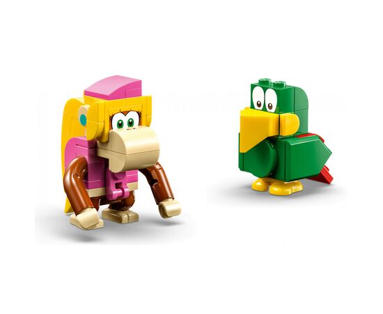 Конструктор LEGO Super Mario Импровизация в джунглях Дикси Конг. Дополнительный набор (71421), изображение 3 Конструктор LEGO Super Mario Импровизация в джунглях Дикси Конг. Дополнительный набор (71421), изображение 3