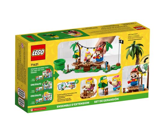 Конструктор LEGO Super Mario Импровизация в джунглях Дикси Конг. Дополнительный набор (71421), изображение 9 Конструктор LEGO Super Mario Импровизация в джунглях Дикси Конг. Дополнительный набор (71421), изображение 9