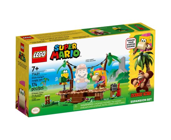 Конструктор LEGO Super Mario Импровизация в джунглях Дикси Конг. Дополнительный набор (71421)