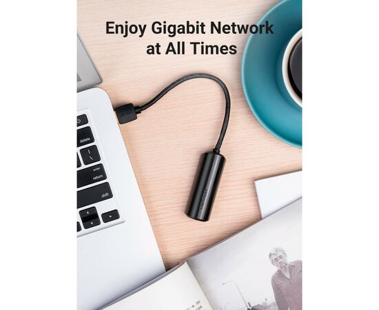Переходник USB 3.0 to Ethernet RJ45 1000Mb black Vention (CEHBB), изображение 11 Переходник USB 3.0 to Ethernet RJ45 1000Mb black Vention (CEHBB), изображение 11