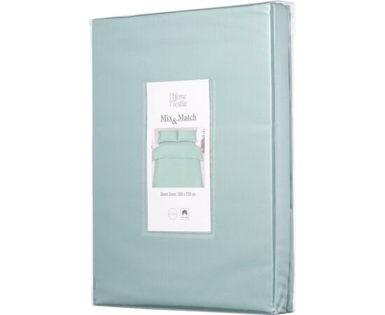 Пододеяльник Ardesto Mix&Match сатин 160х220 см шалфей (ART1622DVG), изображение 6 Пододеяльник Ardesto Mix&Match сатин 160х220 см шалфей (ART1622DVG), изображение 6