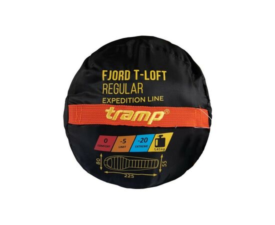 Спальный мешок Tramp Fjord Long Orange/Grey L (UTRS-049L-L), изображение 11 Спальный мешок Tramp Fjord Long Orange/Grey L (UTRS-049L-L), изображение 11