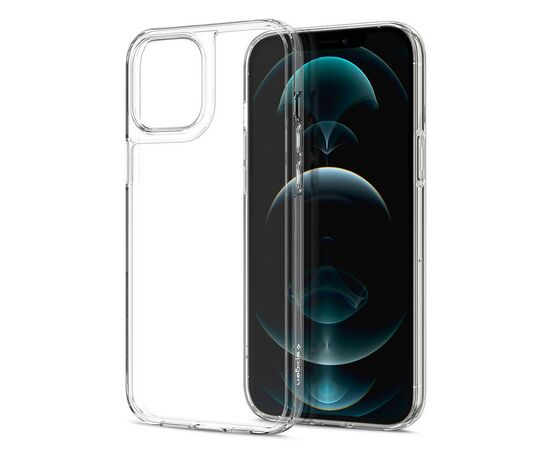 Чехол для моб. телефона Spigen iPhone 12 Pro Max Quartz Hybrid, Crystal Clear (ACS01621), изображение 2 Чехол для моб. телефона Spigen iPhone 12 Pro Max Quartz Hybrid, Crystal Clear (ACS01621), изображение 2