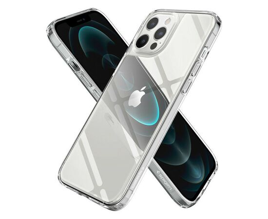 Чехол для моб. телефона Spigen iPhone 12 Pro Max Quartz Hybrid, Crystal Clear (ACS01621), изображение 8 Чехол для моб. телефона Spigen iPhone 12 Pro Max Quartz Hybrid, Crystal Clear (ACS01621), изображение 8
