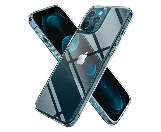 Чехол для моб. телефона Spigen iPhone 12 Pro Max Quartz Hybrid, Crystal Clear (ACS01621), изображение 9 Чехол для моб. телефона Spigen iPhone 12 Pro Max Quartz Hybrid, Crystal Clear (ACS01621), изображение 9