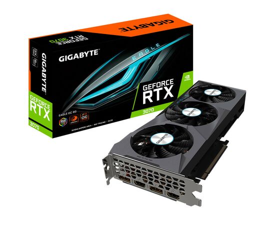 Відеокарта GIGABYTE GeForce RTX3070 8Gb EAGLE OC 2.0 LHR (GV-N3070EAGLE OC-8GD 2.0)