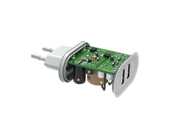 Зарядное устройство Ugreen CD104 2xUSB 3.4A Charger (White) (20384), изображение 2 Зарядное устройство Ugreen CD104 2xUSB 3.4A Charger (White) (20384), изображение 2