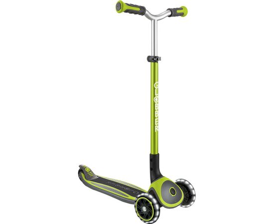 Самокат Globber MASTER LIGHTS Зеленый Колеса с подсветкой (662-116-2), изображение 2 Самокат Globber MASTER LIGHTS Зеленый Колеса с подсветкой (662-116-2), изображение 2