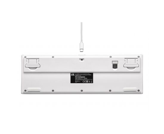 Клавиатура 2E GAMING KG360 RGB 68key Wireless White (2E-KG360UWT), изображение 4 Клавиатура 2E GAMING KG360 RGB 68key Wireless White (2E-KG360UWT), изображение 4