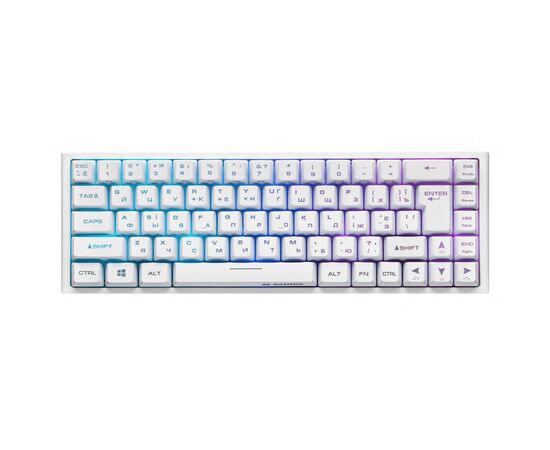 Клавіатура 2E GAMING KG360 RGB 68key Wireless White (2E-KG360UWT)