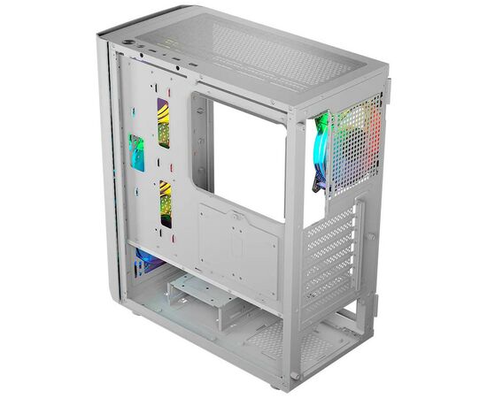 Корпус Logic concept ARAMIS MESH+GLASS ARGB fans 4x120mm WHITE (AT-ARAMIS-20-0000000-0002), зображення 9 Корпус Logic concept ARAMIS MESH+GLASS ARGB fans 4x120mm WHITE (AT-ARAMIS-20-0000000-0002), зображення 9