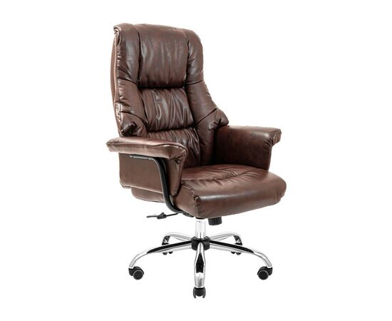 Офисное кресло Richman Конгресс Хром M-2 Широкий (Anyfix Wide) Кожа Люкс Коричневая (ADD0001832)