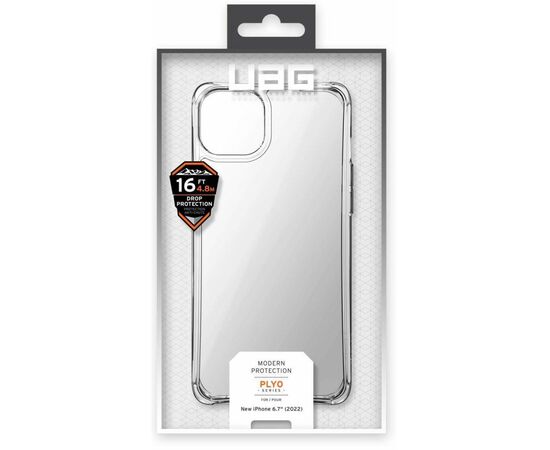 Чехол для моб. телефона Uag Apple iPhone 14 Plus Plyo, Ice (114085114343), изображение 12 Чехол для моб. телефона Uag Apple iPhone 14 Plus Plyo, Ice (114085114343), изображение 12