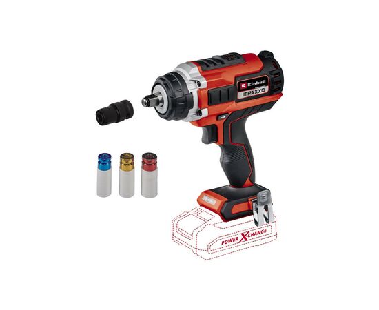 Гайковерт Einhell IMPAXXO 18/400 (без АКБ и ЗУ) (4510070), изображение 2 Гайковерт Einhell IMPAXXO 18/400 (без АКБ и ЗУ) (4510070), изображение 2