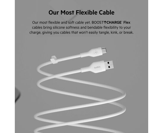 Дата кабель USB 2.0 AM to Type-C 2.0m white Belkin (CAB008BT2MWH), изображение 12 Дата кабель USB 2.0 AM to Type-C 2.0m white Belkin (CAB008BT2MWH), изображение 12