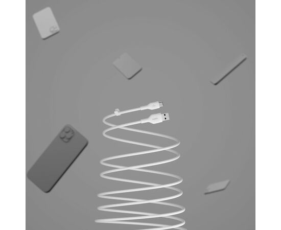 Дата кабель USB 2.0 AM to Type-C 2.0m white Belkin (CAB008BT2MWH), изображение 7 Дата кабель USB 2.0 AM to Type-C 2.0m white Belkin (CAB008BT2MWH), изображение 7