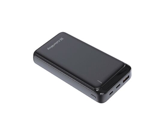 Батарея универсальная ColorWay 20 000 mAh Slim PD/20W, QC/3.0 USB-C/Micro-USB/USB-A Black (CW-PB200LPG3BK-PD), изображение 3 Батарея универсальная ColorWay 20 000 mAh Slim PD/20W, QC/3.0 USB-C/Micro-USB/USB-A Black (CW-PB200LPG3BK-PD), изображение 3