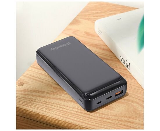 Батарея универсальная ColorWay 20 000 mAh Slim PD/20W, QC/3.0 USB-C/Micro-USB/USB-A Black (CW-PB200LPG3BK-PD), изображение 8 Батарея универсальная ColorWay 20 000 mAh Slim PD/20W, QC/3.0 USB-C/Micro-USB/USB-A Black (CW-PB200LPG3BK-PD), изображение 8