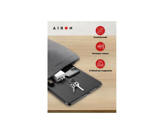 Чохол до планшета AirOn Premium Xiaomi Redmi Pad 10.6" 2022 + Film Black (4822352781087), зображення 11 Чохол до планшета AirOn Premium Xiaomi Redmi Pad 10.6" 2022 + Film Black (4822352781087), зображення 11