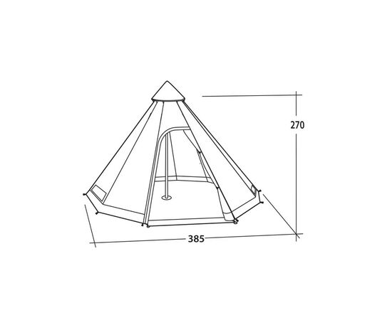Намет Easy Camp Moonlight Tipi Grey (929575), зображення 12 Намет Easy Camp Moonlight Tipi Grey (929575), зображення 12