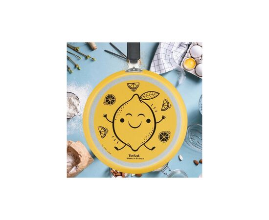 Сковорода Tefal Fruits Blini Thermo-Spot +лопатка 25 см (B4381002), зображення 7 Сковорода Tefal Fruits Blini Thermo-Spot +лопатка 25 см (B4381002), зображення 7