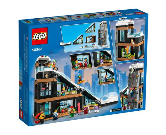 Конструктор LEGO City Горнолыжный и скалолазный центр 1045 деталей (60366), изображение 10 Конструктор LEGO City Горнолыжный и скалолазный центр 1045 деталей (60366), изображение 10