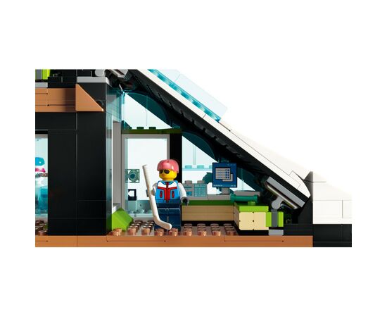 Конструктор LEGO City Горнолыжный и скалолазный центр 1045 деталей (60366), изображение 6 Конструктор LEGO City Горнолыжный и скалолазный центр 1045 деталей (60366), изображение 6