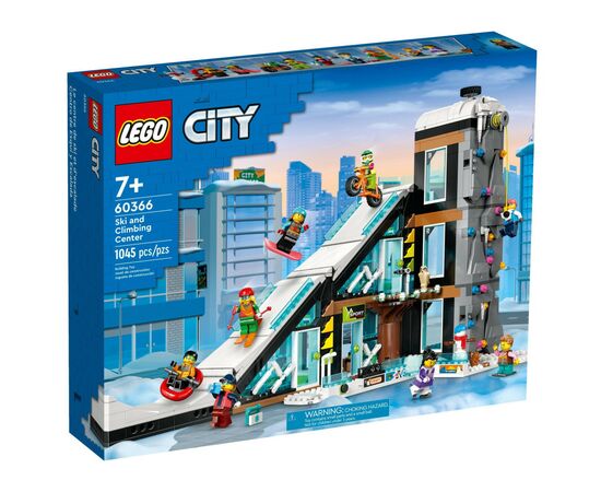 Конструктор LEGO City Горнолыжный и скалолазный центр 1045 деталей (60366)