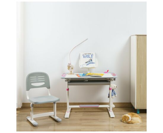 Парта со стулом FunDesk Littonia Pink, изображение 10 Парта со стулом FunDesk Littonia Pink, изображение 10