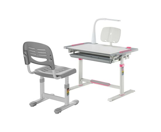 Парта со стулом FunDesk Littonia Pink, изображение 3 Парта со стулом FunDesk Littonia Pink, изображение 3