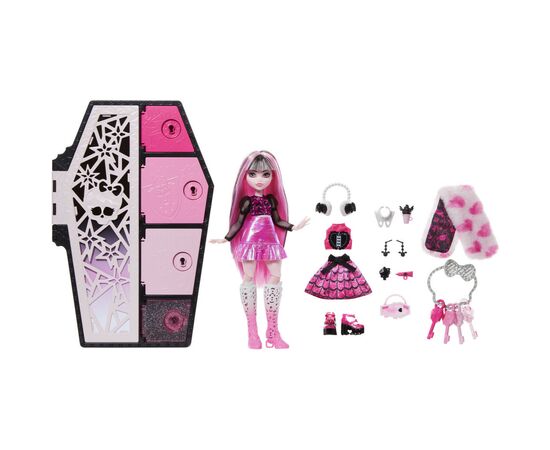 Кукла Monster High Отпадный стиль Ужас-секреты Дракулоры (HNF73), изображение 3 Кукла Monster High Отпадный стиль Ужас-секреты Дракулоры (HNF73), изображение 3