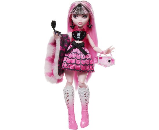 Кукла Monster High Отпадный стиль Ужас-секреты Дракулоры (HNF73), изображение 4 Кукла Monster High Отпадный стиль Ужас-секреты Дракулоры (HNF73), изображение 4