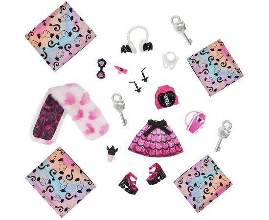 Кукла Monster High Отпадный стиль Ужас-секреты Дракулоры (HNF73), изображение 7 Кукла Monster High Отпадный стиль Ужас-секреты Дракулоры (HNF73), изображение 7