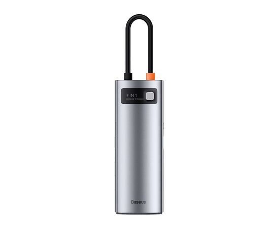 Порт-реплікатор Baseus 7-in-1 Metal Gleam Series Type-C to HDMI+USB+SD/TF Docking Station (WKWG020113), зображення 5 Порт-реплікатор Baseus 7-in-1 Metal Gleam Series Type-C to HDMI+USB+SD/TF Docking Station (WKWG020113), зображення 5