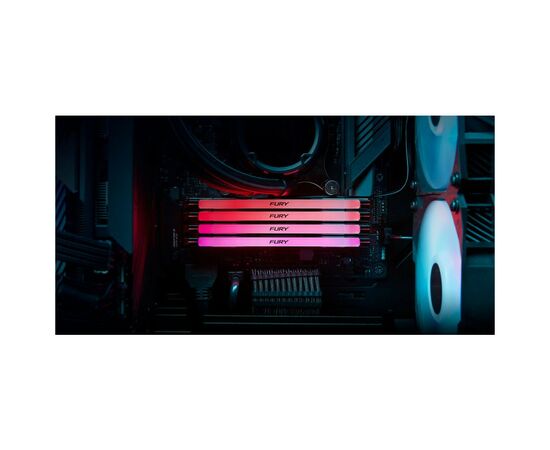 Модуль памяти для компьютера DDR5 16GB 6000 MHz Renegade RGB Kingston Fury (ex.HyperX) (KF560C32RSA-16), изображение 7 Модуль памяти для компьютера DDR5 16GB 6000 MHz Renegade RGB Kingston Fury (ex.HyperX) (KF560C32RSA-16), изображение 7