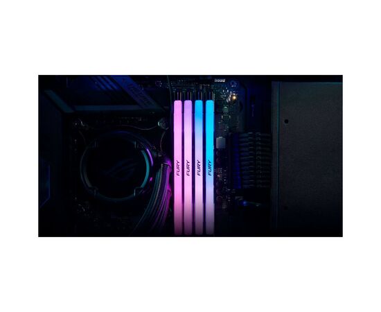 Модуль памяти для компьютера DDR5 16GB 6000 MHz Renegade RGB Kingston Fury (ex.HyperX) (KF560C32RSA-16), изображение 8 Модуль памяти для компьютера DDR5 16GB 6000 MHz Renegade RGB Kingston Fury (ex.HyperX) (KF560C32RSA-16), изображение 8