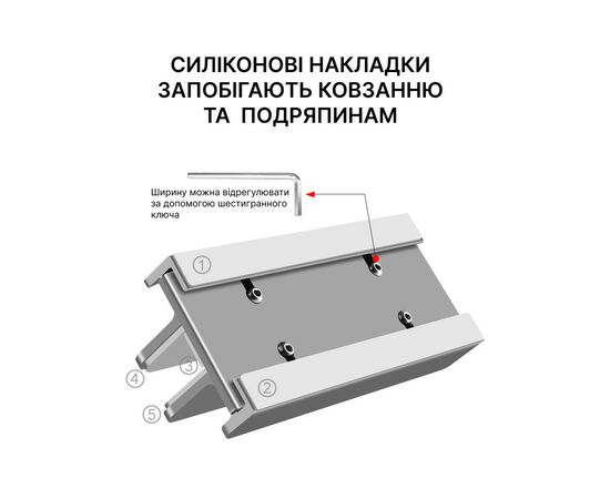 Подставка для ноутбука OfficePro LS580G, изображение 6 Подставка для ноутбука OfficePro LS580G, изображение 6