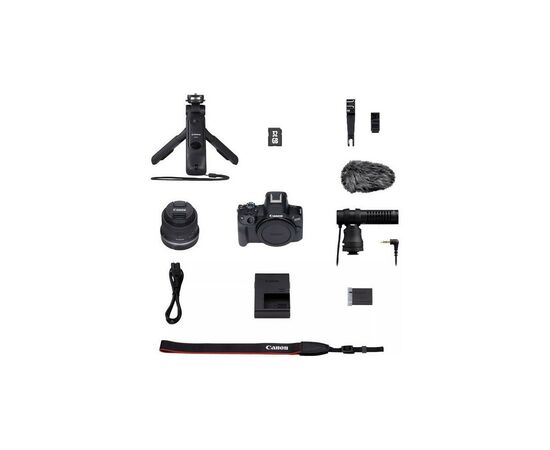 Цифровой фотоаппарат Canon EOS R50 + RF-S 18-45 IS STM Black Creator Kit (5811C036), изображение 12 Цифровой фотоаппарат Canon EOS R50 + RF-S 18-45 IS STM Black Creator Kit (5811C036), изображение 12