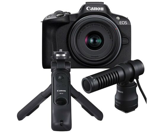 Цифровой фотоаппарат Canon EOS R50 + RF-S 18-45 IS STM Black Creator Kit (5811C036), изображение 2 Цифровой фотоаппарат Canon EOS R50 + RF-S 18-45 IS STM Black Creator Kit (5811C036), изображение 2