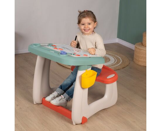 Набор для творчества Smoby Парта-доска "Школьник", с аксесс. 68х21х57,5 см (420107), изображение 7 Набор для творчества Smoby Парта-доска "Школьник", с аксесс. 68х21х57,5 см (420107), изображение 7
