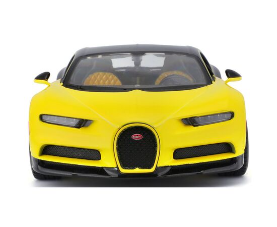 Машина Maisto Bugatti Chiron 1:24 Чорно-жовта (31514 black/yellow), зображення 11 Машина Maisto Bugatti Chiron 1:24 Чорно-жовта (31514 black/yellow), зображення 11