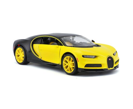 Машина Maisto Bugatti Chiron 1:24 Чорно-жовта (31514 black/yellow), зображення 12 Машина Maisto Bugatti Chiron 1:24 Чорно-жовта (31514 black/yellow), зображення 12